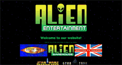 Desktop Screenshot of alienentertainment.com